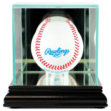 Single Baseball Display Case, Black