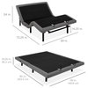 Modern Adjustable Bed, Comfortable Massage Function, Remote Control, Queen