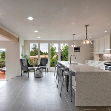 Borrego Custom Homes Santa Fe Contemporary Remodel