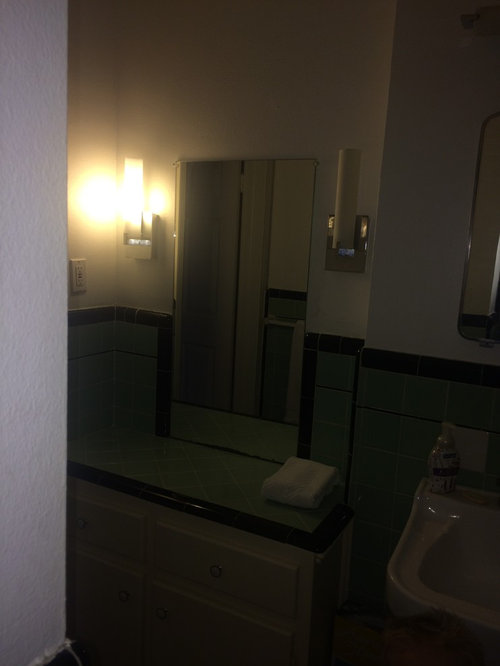 Lighting in bathroom help