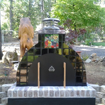 The Eisan Family Wood Fired Brick Pizza Oven in California