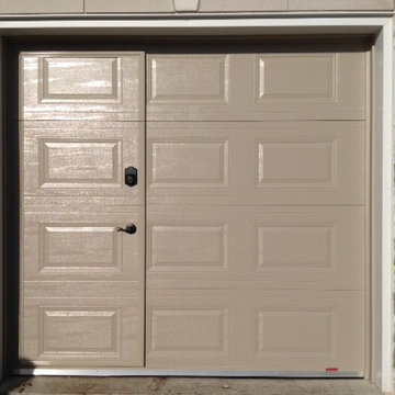 Classic Raised Panel WalkThru Garage Door