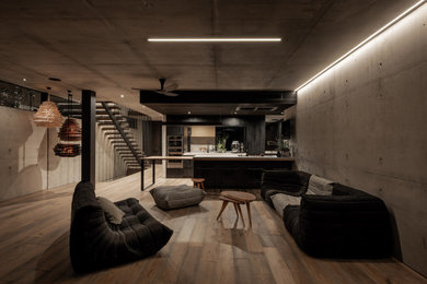 Inspiration for an industrial kitchen in Perth.