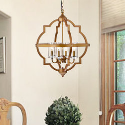 4-Light Chandelier - Chandeliers