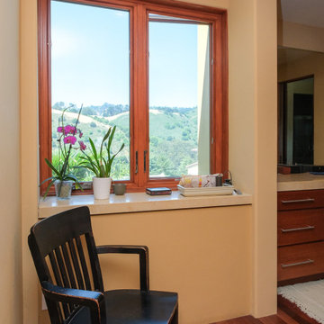 Lovely Hallway with New Wood Casement Windows - Renewal by Andersen Bay Area, Sa