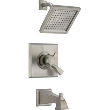 Delta Dryden Monitor 17 Series Tub & Shower Trim, Stainless, T17451-SS