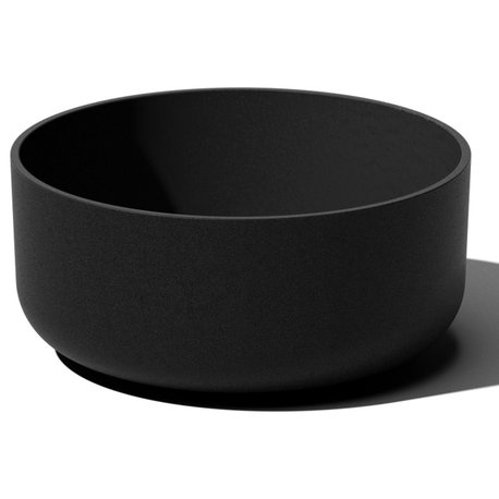 Pure Series Kona Bowl 14" Planter, Black, 1 Pack