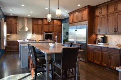 Inspiration for a transitional kitchen remodel in Other