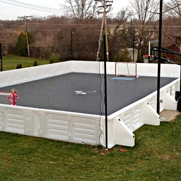 Custom Multi Sport Backyard Home Court / Hockey & Futsal