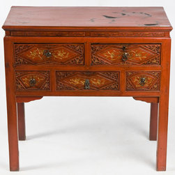 Asian Console Cabinet - Side Tables And End Tables