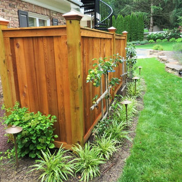 Red Cedar framed fence