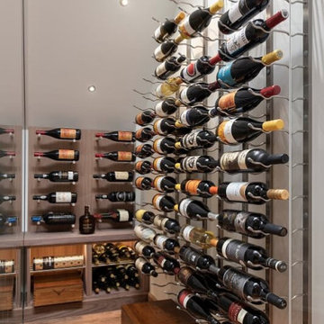 Transitional Wine Cellar by Imagination Wine Cellars