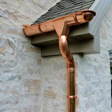 Copper Gutter Installation