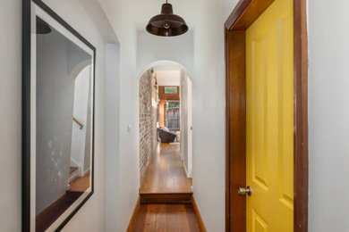 Photo of a small contemporary hallway in Sydney.