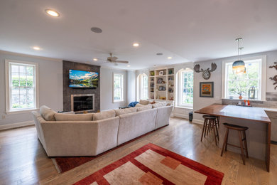 Example of a living room design in Wilmington