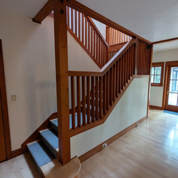 Interior Wall Repair & Painting in a Modern Barndominium