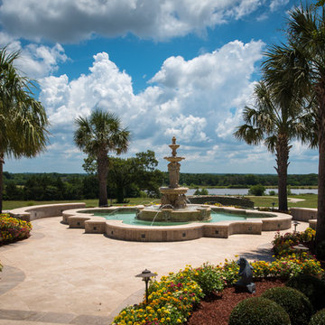 Backside of Entryway Fountain