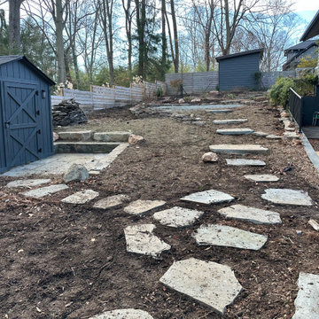 Conservation and rain gardens landscape