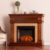 Rossum Stone Look Electric Fireplace