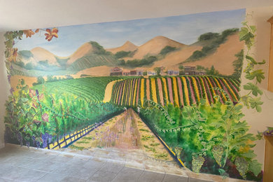 Kitchen Wall Mural, Los Alamos, CA