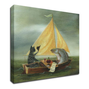 Thomas Kinkade The Light of Freedom 14 x 14 Gallery Wrapped Canvas