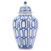 Jar Vase HEAVEN Crossing Dimaond Diamond White Colors May Vary Blue