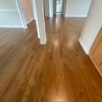 Red Oak Flooring in Long Point Country Club community home