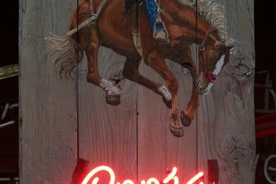Rodeo Beer Sign