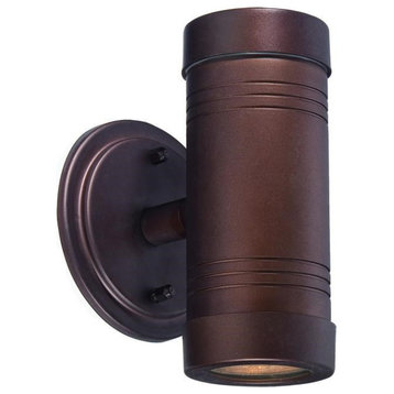 Acclaim MR16 Clinders 2-Light Outdoor Wall Light 7692ABZ - Architectural Bronze