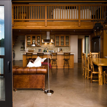 Contemporary Barrel Roof Timber Frame Cottage Crystal Lake