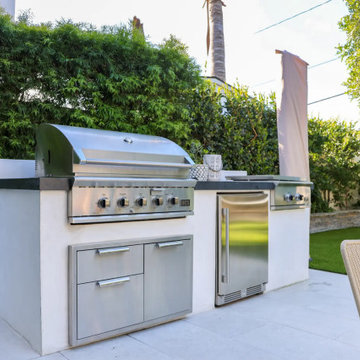 High-End Stainless Steel Grill Station