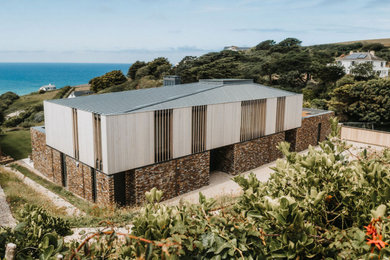 This is an example of a nautical house exterior in Cornwall.