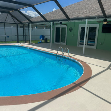 Resurface using our non slip temperature cooling texture finish