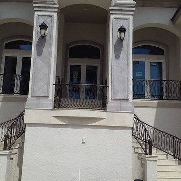 Aluminum Exterior Staircase Railing