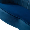 Upholstered 52" Loveseat With Tufted Back, Navy