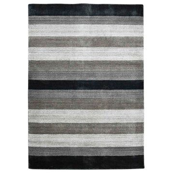 Blend Whitby Area Rug, Gray, 5' x 8', Striped
