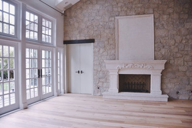 Inspiration for a large rustic home design remodel in Vancouver