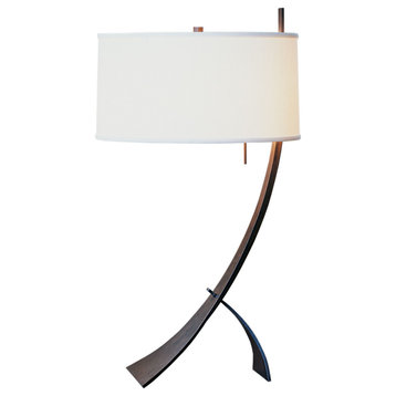 Hubbardton Forge 272666-1101 Stasis Table Lamp in Natural Iron