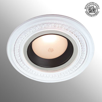 Mini Medallion Spot Light Ring White Trim 5 Inch ID x 9 Inch OD