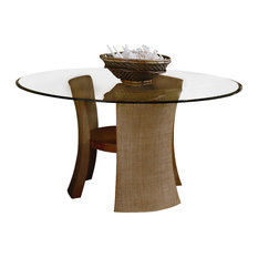 Round Glass Pedestal Dining Table round glass dining table | houzz Round Glass Pedestal Dining Table round glass dining table | houzz