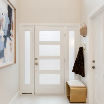 After Remodel - Entry - Statement Pieces and Beaming
