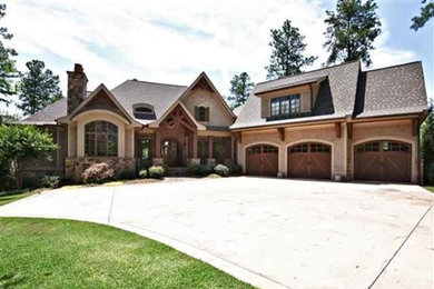 Example of an eclectic exterior home design in Atlanta