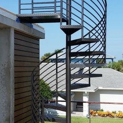 5 Foot Diameter Horizontal Spiral Stairs - Products