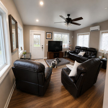 Modern Living Space Addition in Fairlawn