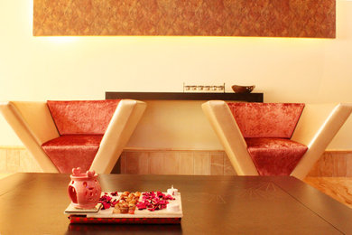 Living room - contemporary living room idea in Delhi