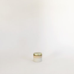 Small Concrete Jar / Blush Two Tone - Decorative Jars And Urns