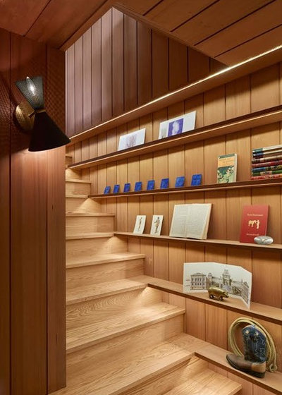 Midcentury Staircase by Koch Architects, Inc.  Joanne Koch