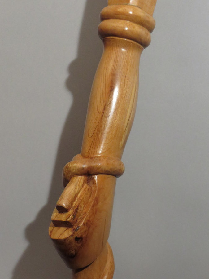 Commemorative Stafff Detail: Handle