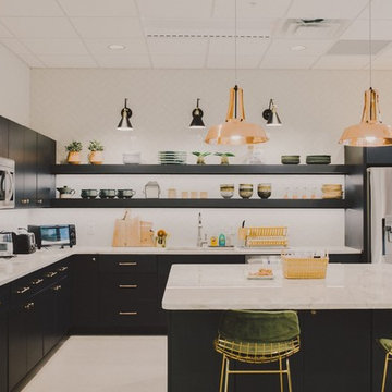 Traditional kitchen with a contemporary twist