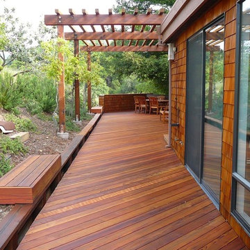 Restoration of Redwood Deck & Shingle Siding
